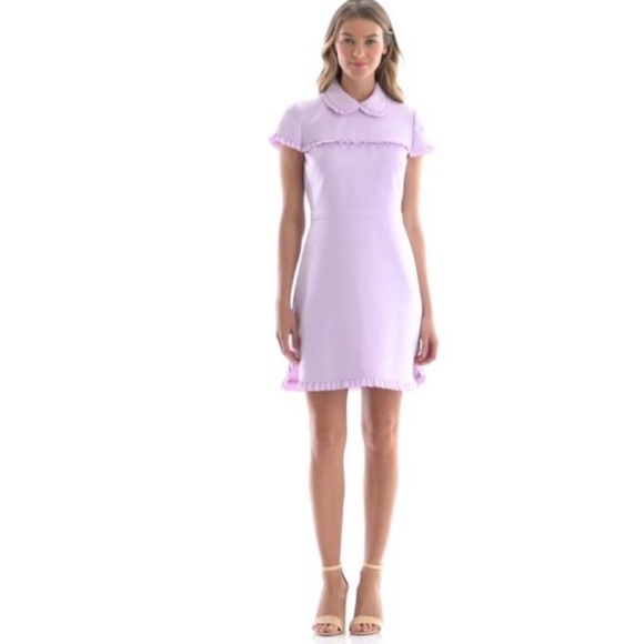 Gal Meets Glam Emma Dress in Lilac Size 8 New with Tags - Picture 2 of 14